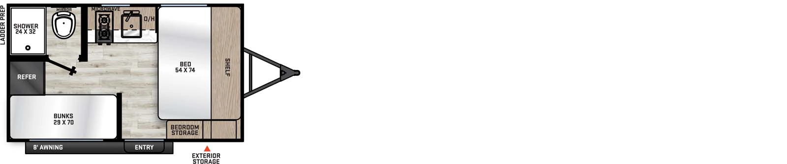 13BHX Floorplan Image